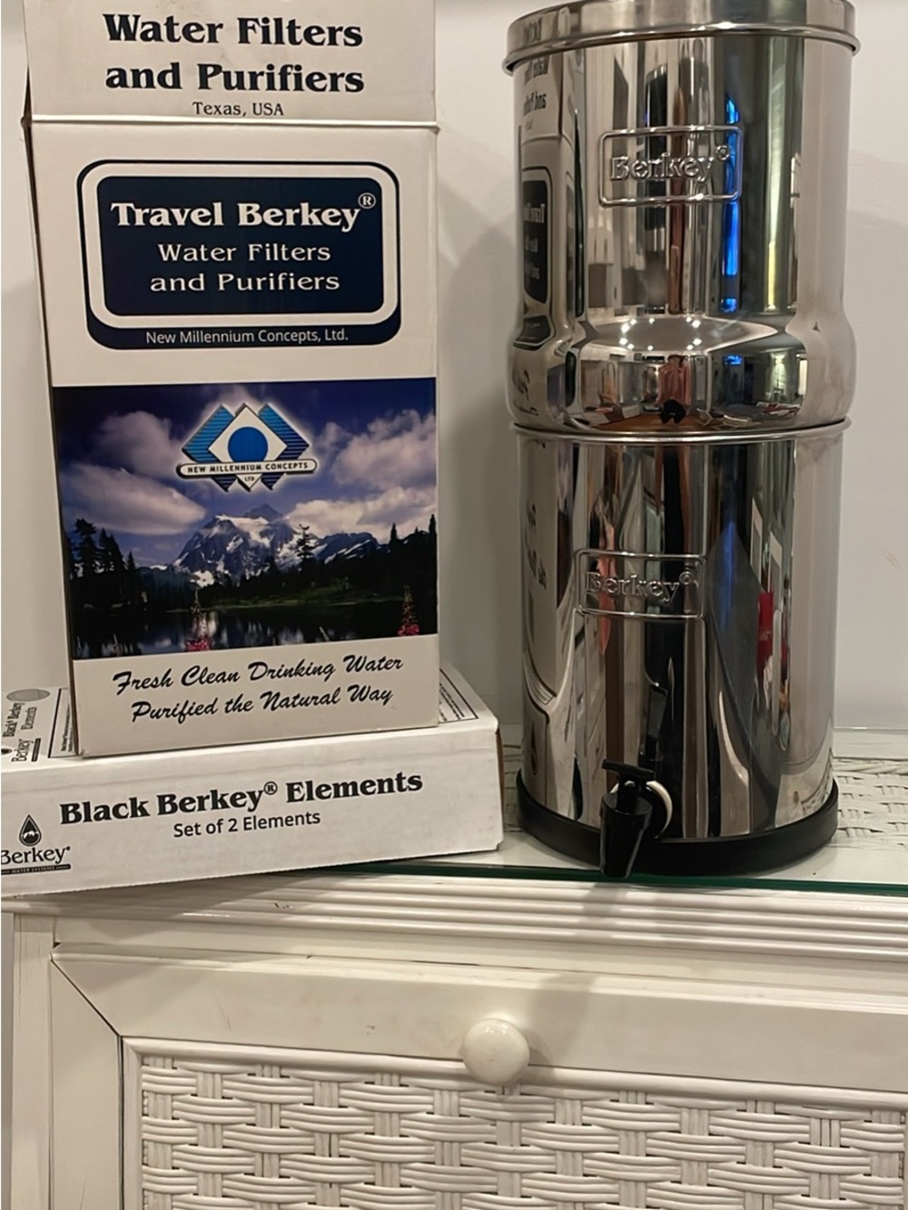 Travel Berkey water filter